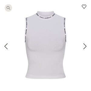 Skims Dolce & Gabbana Mock Neck Tank